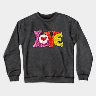 LOVE 70s Mod Crewneck Sweatshirt